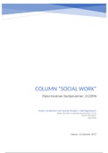 Toets Beroep Sociaal werker A, behaald met een 7! Avans Hogeschool voor sociale studies
