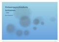 Ontwerpgeschiedenis tentamen
