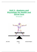 unit 5 anotomy and physiology in health and social care