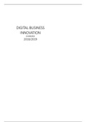 Complete summaries Digital Business Innovation 2018/2019