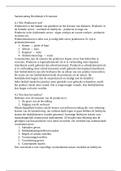 Economie 4mavo Pincode Hoofdstuk 4-5-8 Samenvatting en formules 