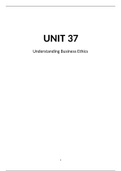 Unit 37 business ethics (BTEC business studies level 3)