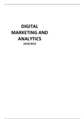 Digital Marketing and Analytics Summaries + Flashcards