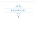 Samenvatting Pedagogiek (boek en reader) Propedeuse 