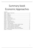 Summary Book Economic Approaches