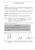 13 Introduction of Functions Review Sheet