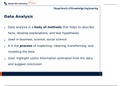 data analysis and descriptive statistics 