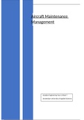 Aicraft Maintenance Management Samenvatting