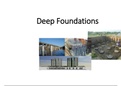 Deep Foundations