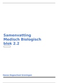 Samenvatting medisch biologisch blok 2&period;2