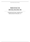 Samenvatting medisch biologisch blok 2&period;1