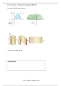 6.2 Volumes Using Cylindrical Shells