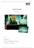 HBO SOCIAL WORK MWD SPH Jaar 2 Hoofdfase 1679 E-Coaching 8&comma;1 Online Hulpverlening met video