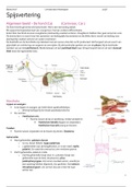 Complete samenvatting Anatomie v.d. Vertebraten