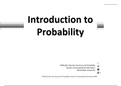 Lecture 15 - Intro to Probability