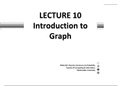Lecture 10 - Intro to Graph
