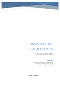 Sales for HR (gastcolleges)