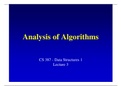 Analysing Algorithms