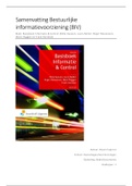 Samenvatting Bestuurlijke Informatievoorziening (BIV) - Basisboek Informatie en Control - De kern van de Administratie Organisatie (AO)