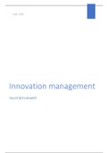 Samenvatting Innovation Management