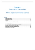 Summary Experimental immunology part 1.