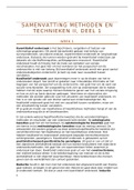 Samenvatting Methoden en Technieken II, kwalitatief