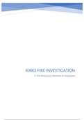 Summary chapter 2 Kirk's fire investigation (in English)