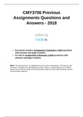 CMY3706 Assignment 2 2018