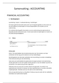 Samenvatting financieel bedrijfsbeleid deel accounting 