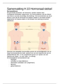 Samenvatting Hoofdstuk 10 Anatomie en fysiologie Hormoonstelsel