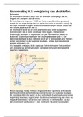 Samenvatting Hoofdstuk 7 Anatomie en fysiologie verwijdering van afvalstoffen