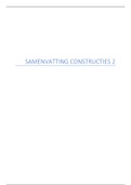 SAMENVATTING Constructies 2