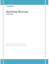Verpleegplan en Rehabilitatieplan Anorexia