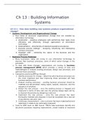 Management Information System Chapter 13 : Building Information System