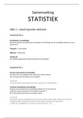 Samenvatting statistiek deel1   deel2   schema statistische testen