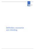 definities algemene economie deel A 
