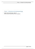 PB0002 - Sociale psychologie - Nederlandse samenvatting