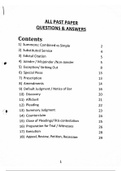 Civil Procedure Exam Questions and Answers