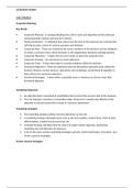 A-level Business Studies Unit 3 notes