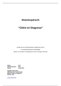 Moduleopdracht Cliënt en Diagnose, Fysiotherapie NCOI /  Pro Education, verslag mét beoordeling en tips van docent