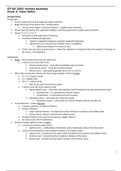 Anatomy UE Midterm Study Sheet