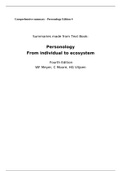 pyc2601 Personology  From individual to ecosystem    Fourth Edition WF Meyer, C Moore, HG Viljoen