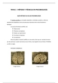 Tema 2: Método y Técnicas en Psicobiología
