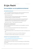 Samenvatting E-lijn&colon; Medisch recht