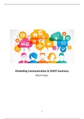Marketing Communication & ZMOT Summary (IMCCM)