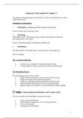 Principles of Marketing Chapter 1 notes