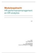 NCOI moduleopdracht HR-performancemanagement en HR-analytics (cijfer 7) incl. verbeterpunten en opdrachtbeschrijving