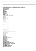 English word list alphabetical order