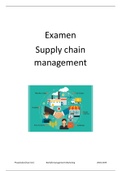 Samenvatting Supply Chain Management UCLL : Slides ; Notities ; Oefeningen ; Vertaald naar het Nederlands 