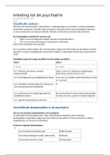 Inleiding tot pyschiatrie   toetsvragen (stemmingsstoornissen, NAH, pyschoanalystisch model)